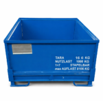 klappbarer Stahlblechblechbehälter 1400x1200x758/320mm – Bild 2